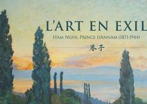 Hàm Nghi (1871-1944), Sans titre, Algérie, vers 1916, huile sur toile, 54 x 65 cm. Collection particulière.