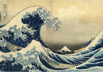 Hokusai, Sous la vague au large de Kanagawa.