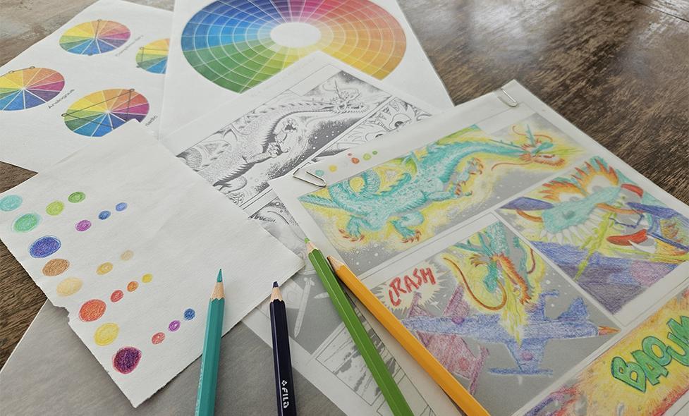 Atelier de coloriage BD - Agrandir l'image, fenêtre modale