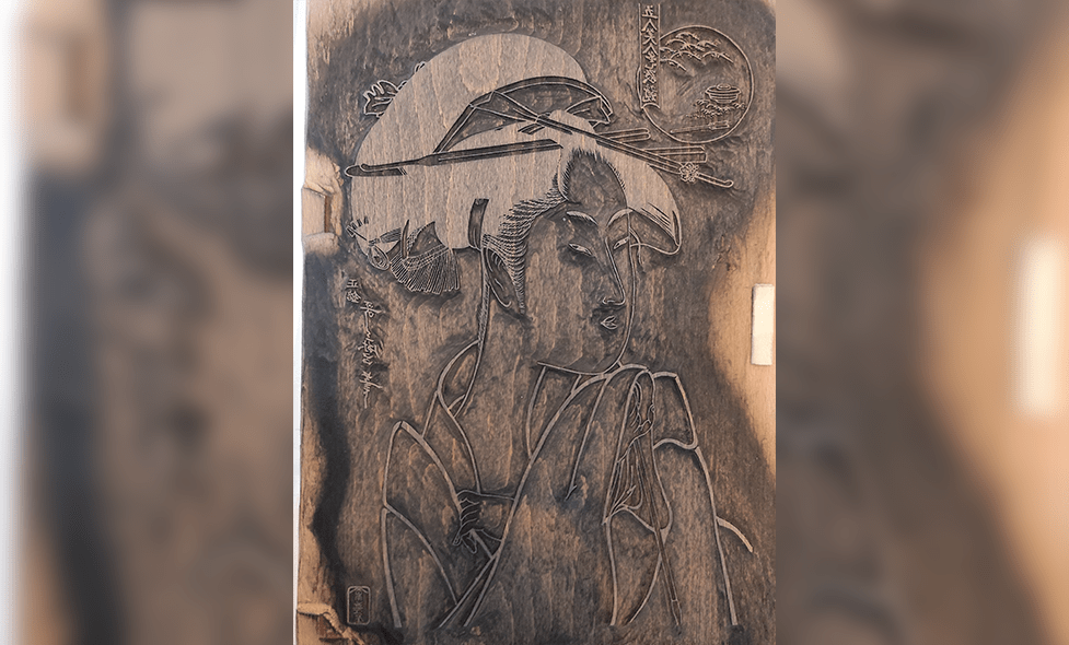 Impression estampe - Agrandir l'image, fenêtre modale