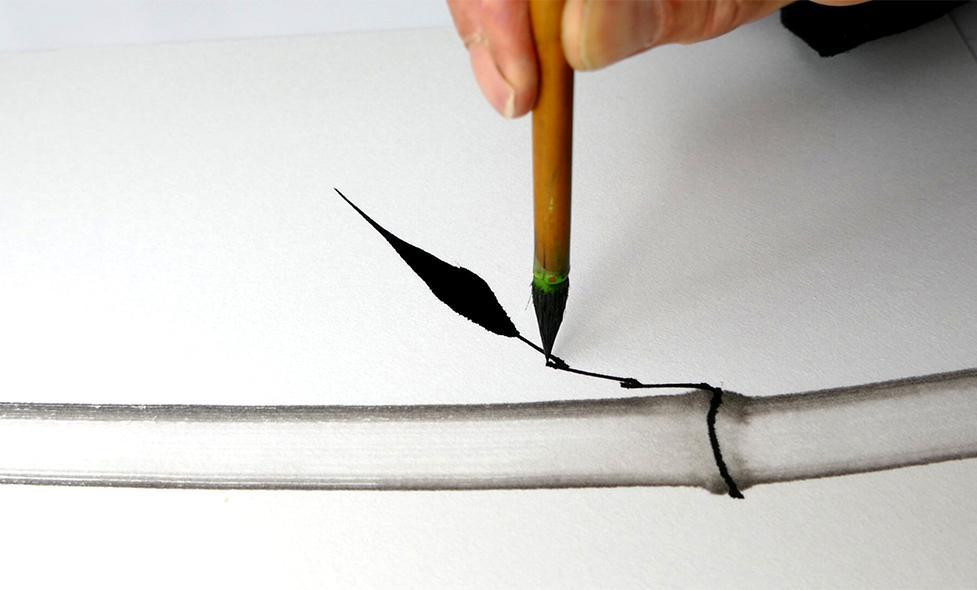 Stage de peinture à l’encre Sumi-e - Agrandir l'image, fenêtre modale